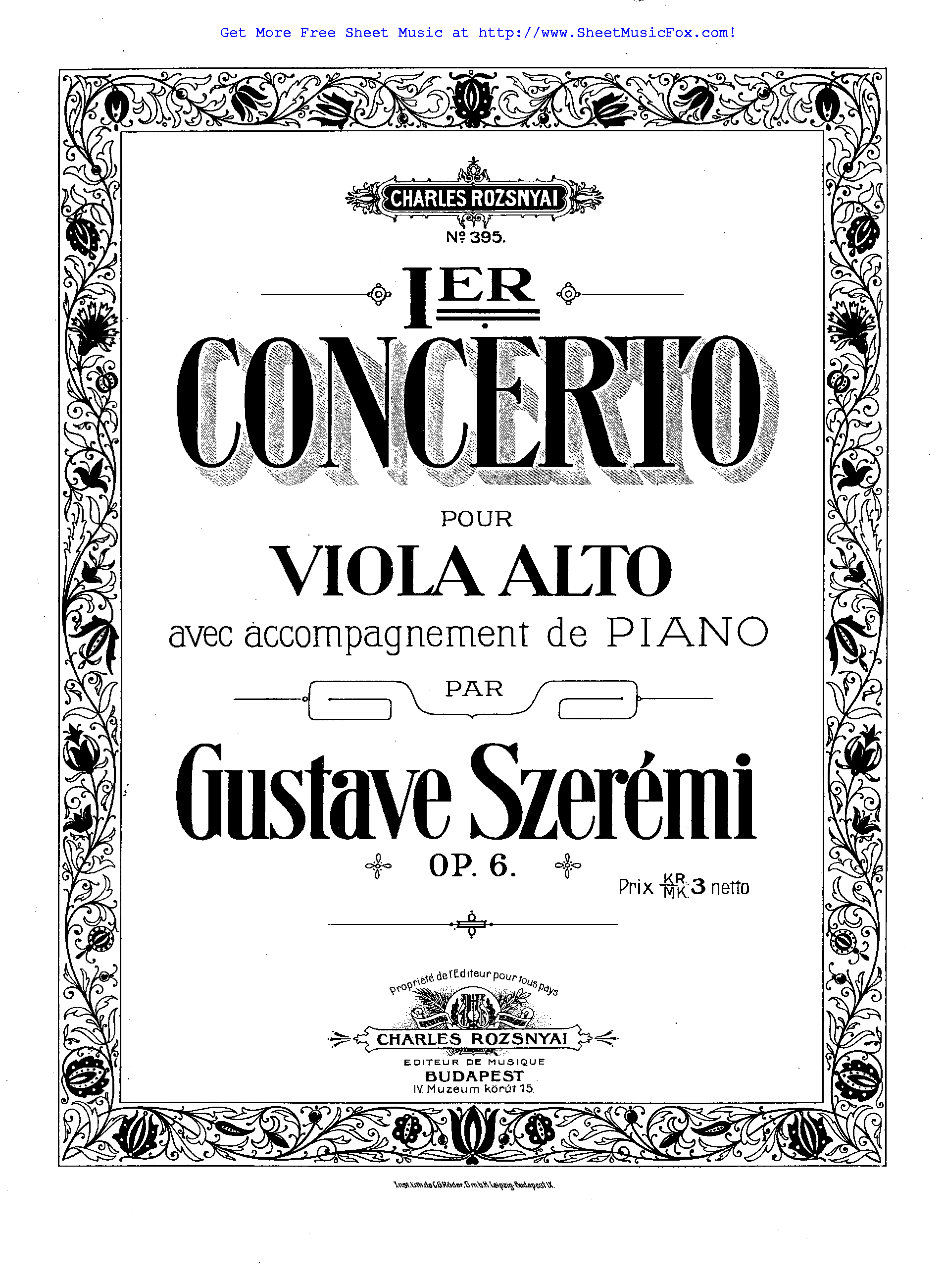 Jc bach viola concerto in c minor free sheet music